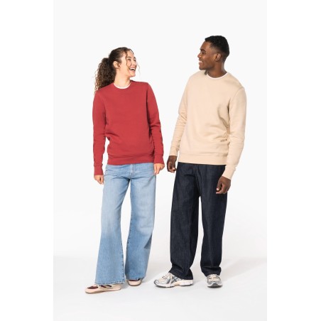 Sudadera ecorresponsable de cuello redondo unisex