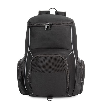 Mochila de deporte con portaobjetos confeccionada en material reciclado