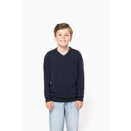 Kids\\\' V-neck jumper