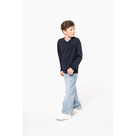 Jersey cuello de pico niños