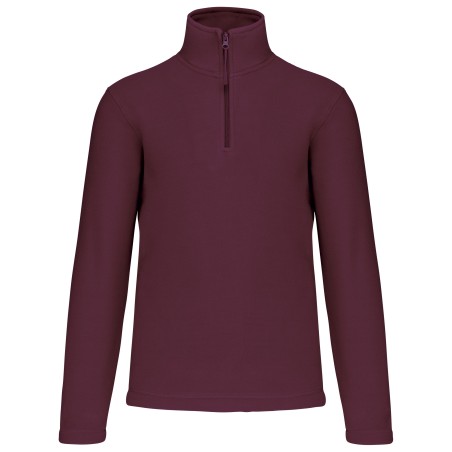Enzo  Zip neck microfleece jacket