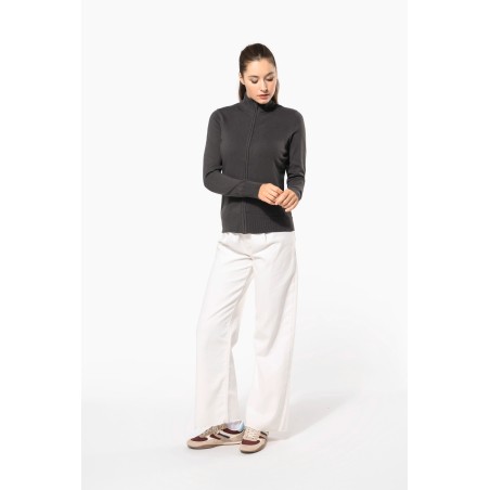 Ladies\\\' full zip cardigan