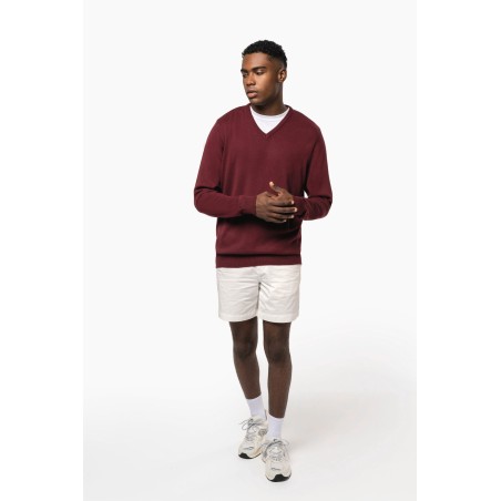 Men\\\'s V-neck jumper