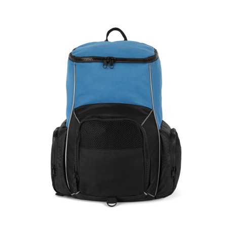 Recycled sports backpack with object holder