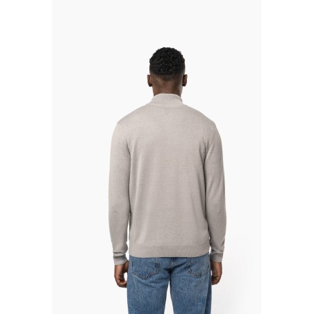 Men\\\'s zip neck jumper