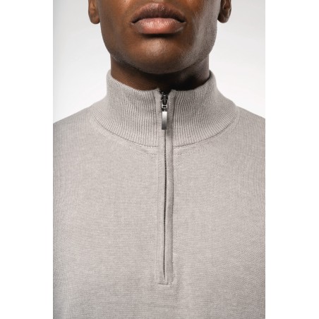 Men\\\'s zip neck jumper