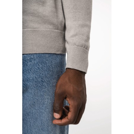 Men\\\'s zip neck jumper