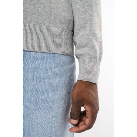 Men\\\'s premium V-neck jumper
