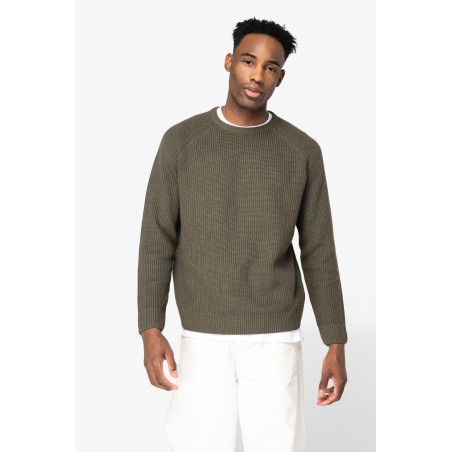 Eco-friendly men’s chunky knit jumper