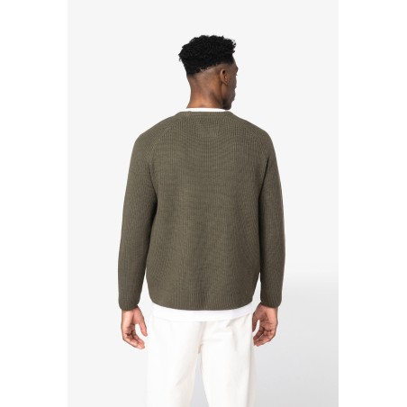 Eco-friendly men’s chunky knit jumper