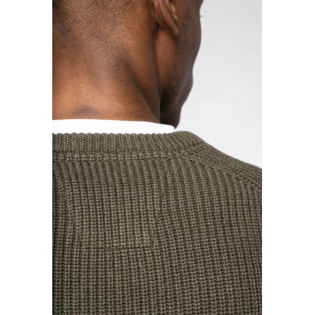 Eco-friendly men’s chunky knit jumper