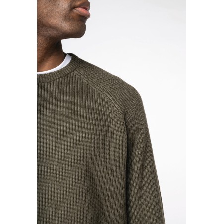 Eco-friendly men’s chunky knit jumper