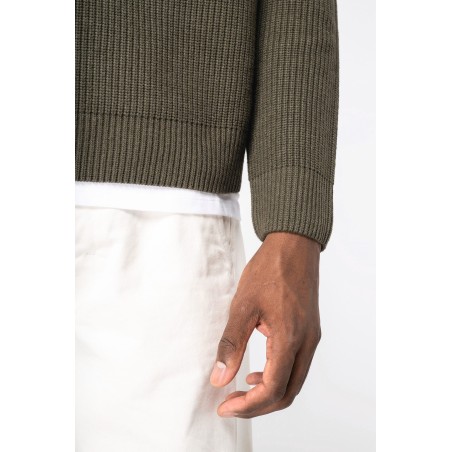 Eco-friendly men’s chunky knit jumper