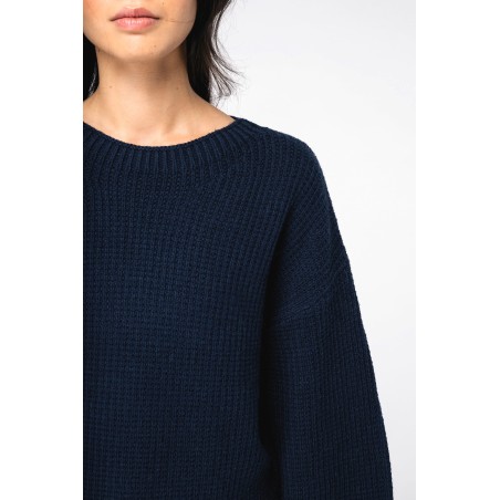 Jersey ecorresponsable de lana merina mujer