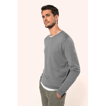 Jersey Supima® cuello redondo hombre