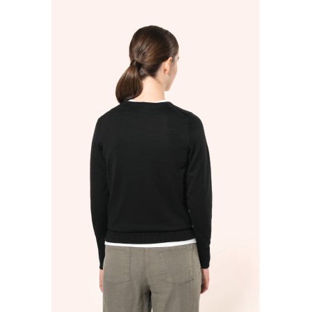 Jersey Supima® cuello redondo mujer