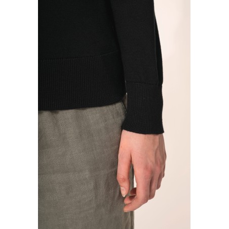 Jersey Supima® cuello redondo mujer