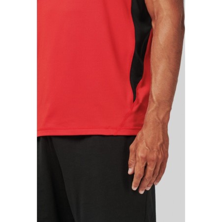 Camiseta de tirantes deportiva bicolor