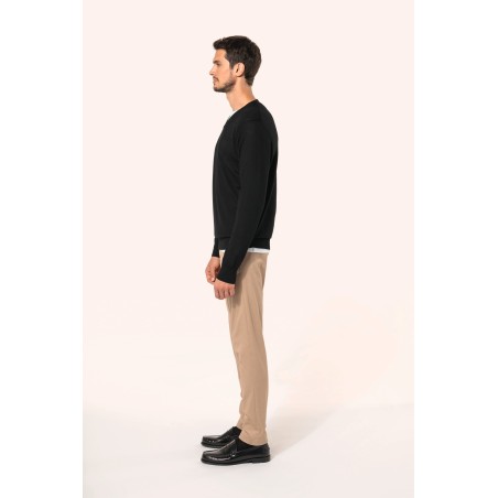 Men\\\'s V-neck merino jumper