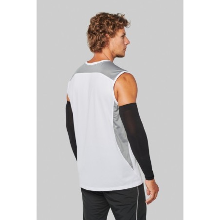 Camiseta de tirantes deportiva bicolor