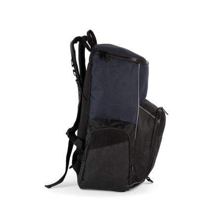 Mochila de deporte con portaobjetos confeccionada en material reciclado