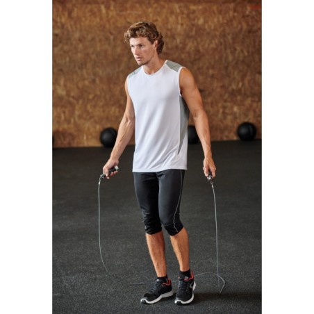 Camiseta de tirantes deportiva bicolor