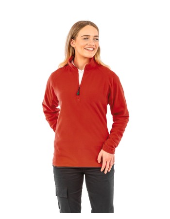 Recycled microfleece zipped neck 2