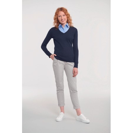 Ladies\\\' V-neck Jumper