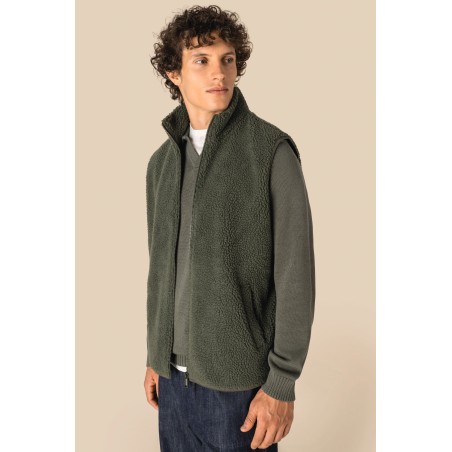 Chaleco de sherpa hombre