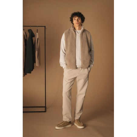 Chaleco de sherpa hombre