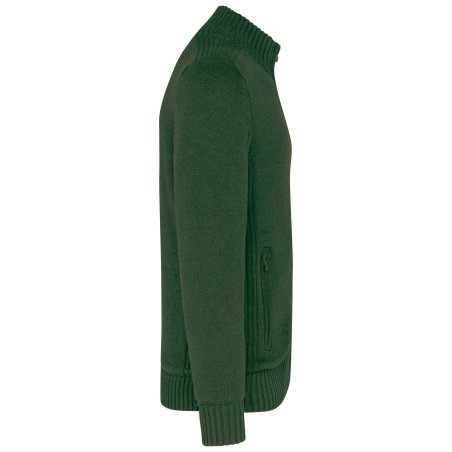 Fleece lined cardigan