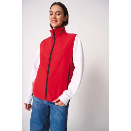 Chaleco softshell de 2 capas unisex