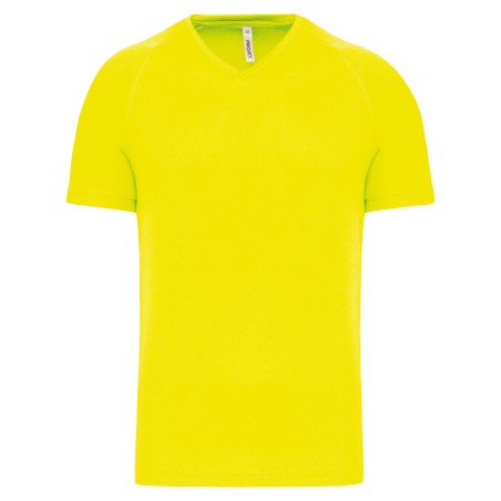Camiseta de deporte cuello de pico hombre