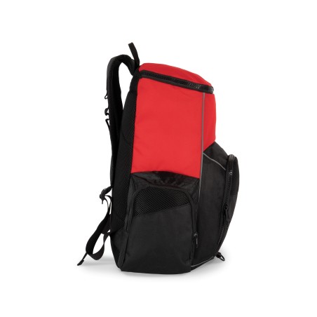 Mochila de deporte con portaobjetos confeccionada en material reciclado