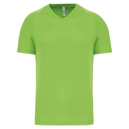 Camiseta de deporte cuello de pico hombre