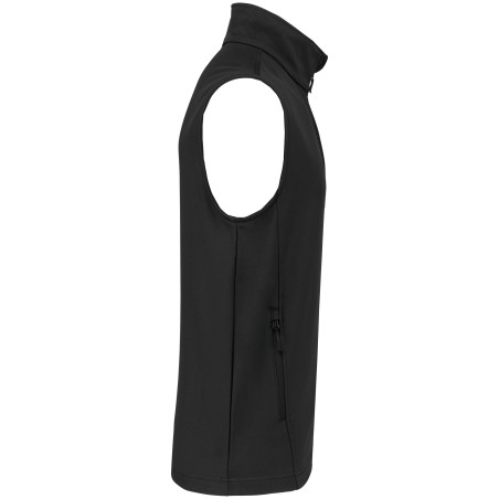 Unisex eco-friendly 2-layer softshell bodywarmer