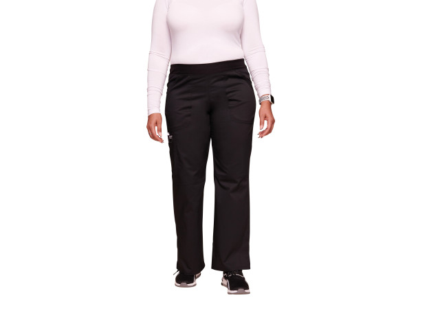 Ladies’ mid-rise pull-on cargo trousers