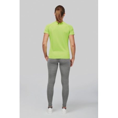 Camiseta de deporte cuello de pico mujer