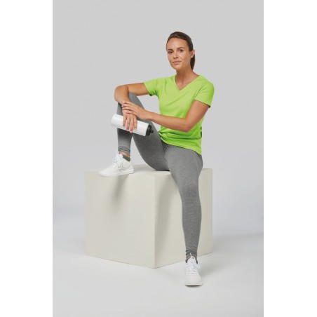 Camiseta de deporte cuello de pico mujer