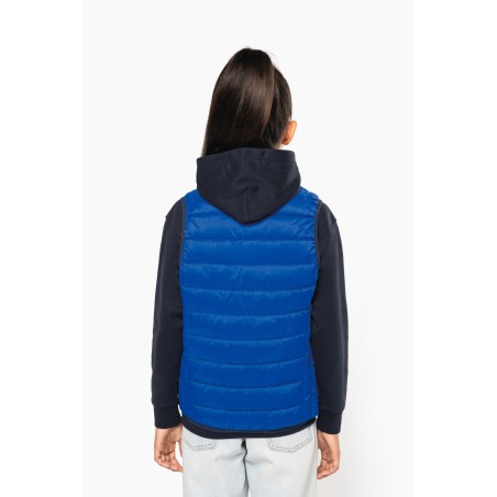 Kid\\\'s lightweight sleeveless padded jacket