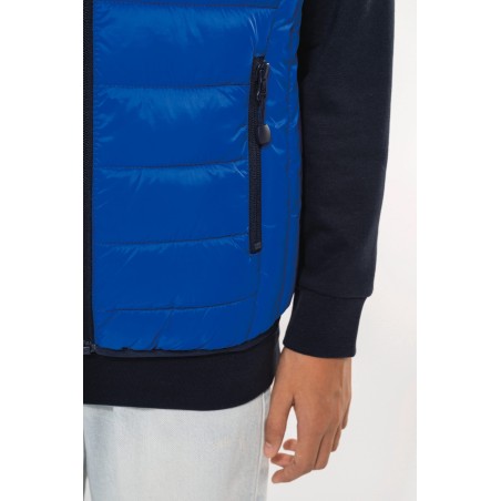 Kid\\\'s lightweight sleeveless padded jacket