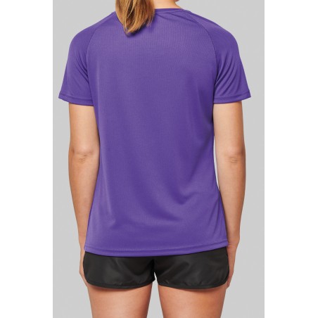 Camiseta de deporte cuello de pico mujer