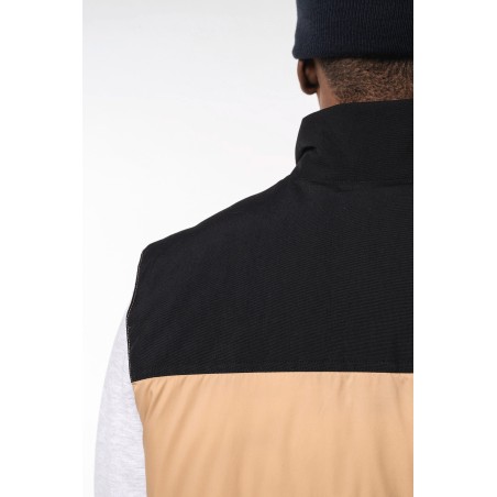 Chaleco acolchado bicolor unisex