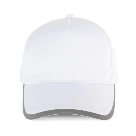 Gorra de 5 paneles de poliéster