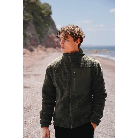 Recycled sherpa fleece