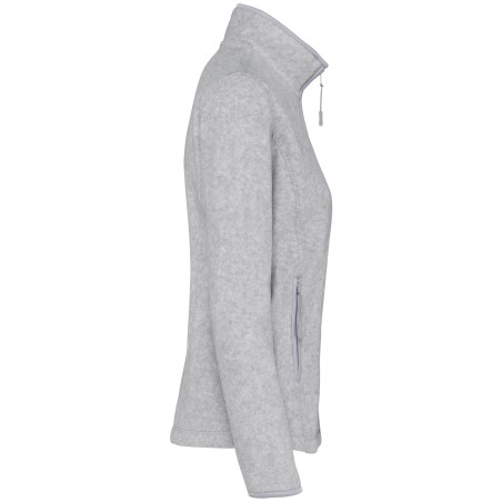 Chaqueta micropolar con cremallera mujer