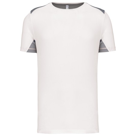 Camiseta deportiva bicolor unisex