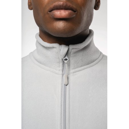 Unisex eco-friendly micro-polarfleece jacket