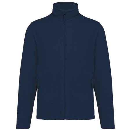 Unisex eco-friendly micro-polarfleece jacket