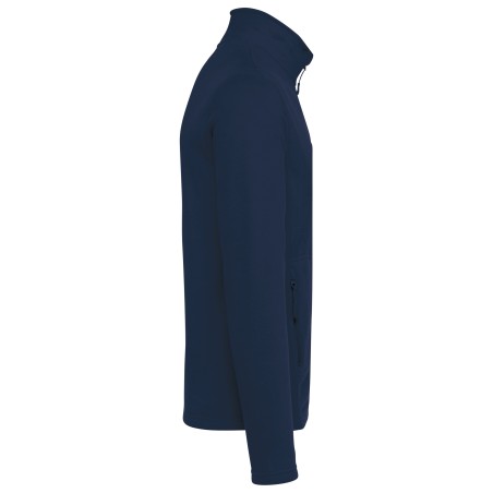Unisex eco-friendly micro-polarfleece jacket